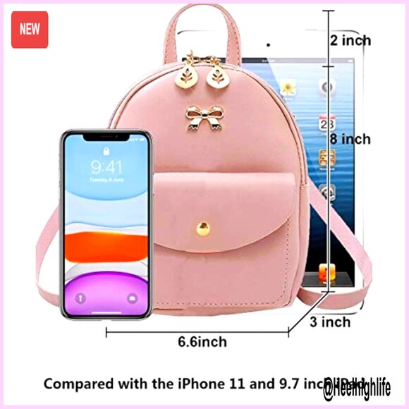 Mini Backpack Purse Small Crossbody Wallet Lightweight Pouch Bag main image 5